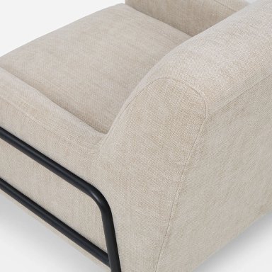 POLTRONA NUSA TELA BEIGE - 7