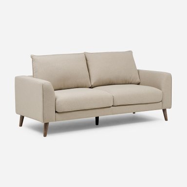 SOFA BIRAN 3 CUERPOS TELA BEIGE - 1