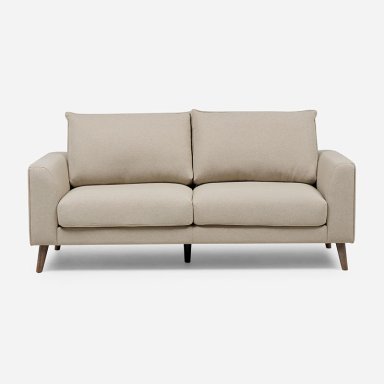 SOFA BIRAN 3 CUERPOS TELA BEIGE - 3
