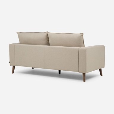 SOFA BIRAN 3 CUERPOS TELA BEIGE - 5
