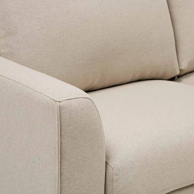 SOFA BIRAN 3 CUERPOS TELA BEIGE - 6