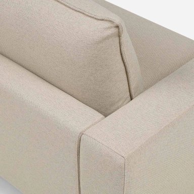 SOFA BIRAN 3 CUERPOS TELA BEIGE - 7