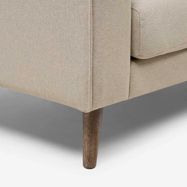 SOFA BIRAN 3 CUERPOS TELA BEIGE - 9