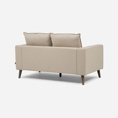 SOFA BIRAN 2 CUERPOS TELA BEIGE - 4