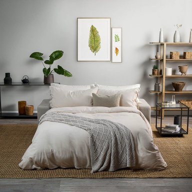 SOFA CAMA DREAM 3 CUERPOS TELA TAUPE - 3