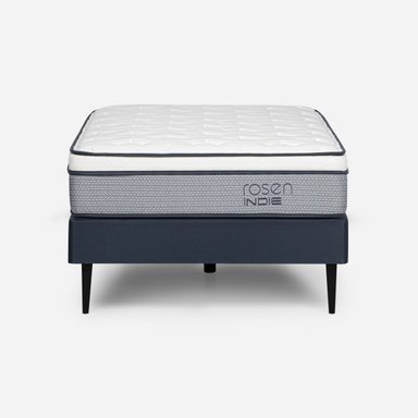 CAMA EUROPEA ROSEN INDIE 1 PLAZA PATA METALICA 90 X 200 CM - 1