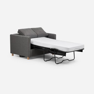 SOFA CAMA LIDO 1,5 CUERPOS TELA GRIS - 7