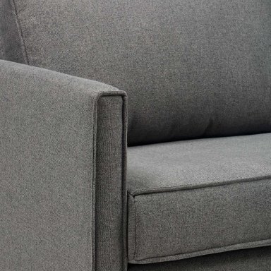 SOFA CAMA LIDO 3 CUERPOS TELA GRIS - 4