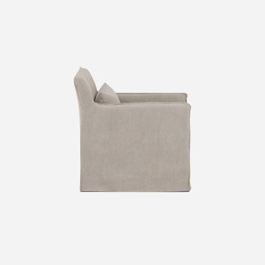 SILLON LAZCANO 1 CUERPO TELA TAUPE - 3