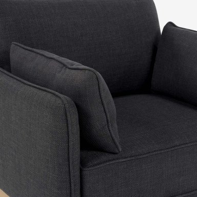 SILLON HOLSTEBRO 1 CUERPO TELA CHARCOAL - 6