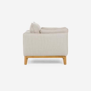 SILLON HOLSTEBRO 1 CUERPO TELA BEIGE - 4