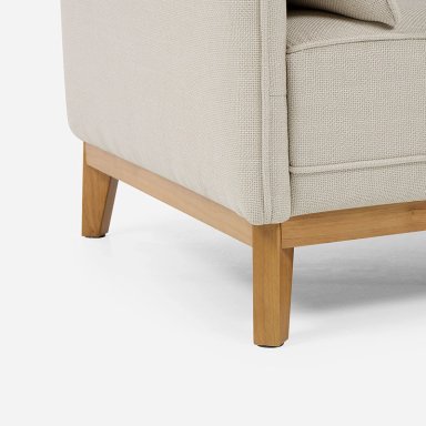 SILLON HOLSTEBRO 1 CUERPO TELA BEIGE - 6