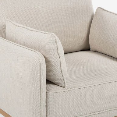 SILLON HOLSTEBRO 1 CUERPO TELA BEIGE - 7