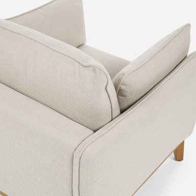 SILLON HOLSTEBRO 1 CUERPO TELA BEIGE - 8