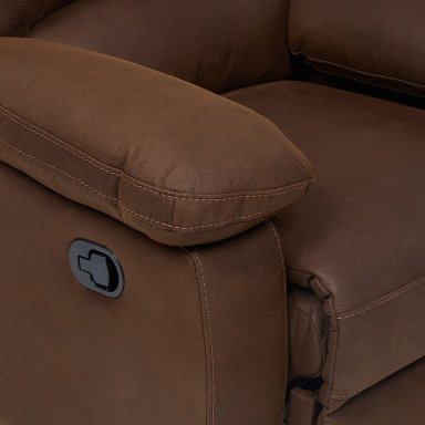 BERGERE ARCHIE MANUAL GIRATORIO TELA MARRON - 5