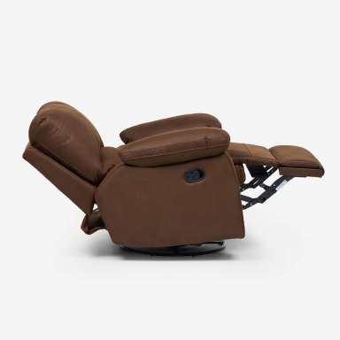BERGERE ARCHIE MANUAL GIRATORIO TELA MARRON - 9