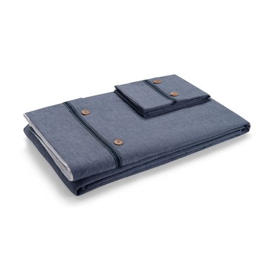 FUNDA PLUMON ROSEN ALGODON PURE NEW LANIN KING DENIM - 3