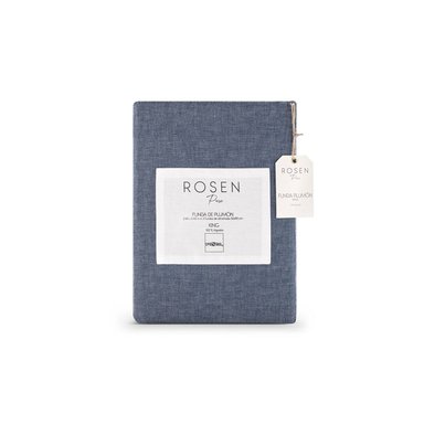 FUNDA PLUMON ROSEN ALGODON PURE NEW LANIN KING DENIM - 6