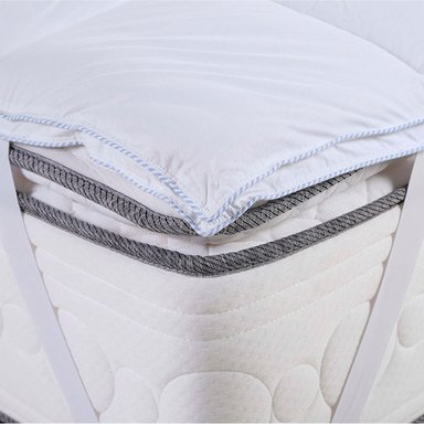TOPPER MICROFIBRA ROSEN HIPOALE RGENICO 2 PLAZAS 150X200 CM - 2