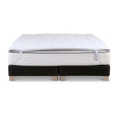 TOPPER ROSEN MICROFIBRA BLANCO LISO HIPOALÉRGENICO KING 180X200 CM - 1