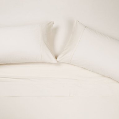 SABANA ROSEN 300 HILOS ALGODON LISA IVORY SUPER KING - 1