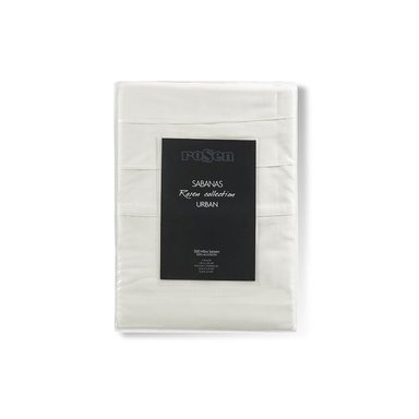 SABANA ROSEN 300 HILOS ALGODON LISA IVORY SUPER KING - 6