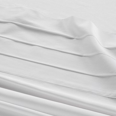 SABANA BODY SHAPE 300 HILOS ALGODON LISA BLANCA SUPER KING - 3