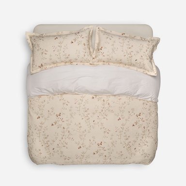FUNDA PLUMON ALGODON TIMELESS SIGNAU BEIGE 2 PLAZAS - 1