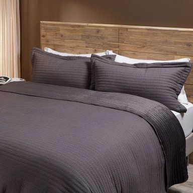 COBERTOR FLANNEL SUPERSOFT GRAFITO SUPER KING - 3