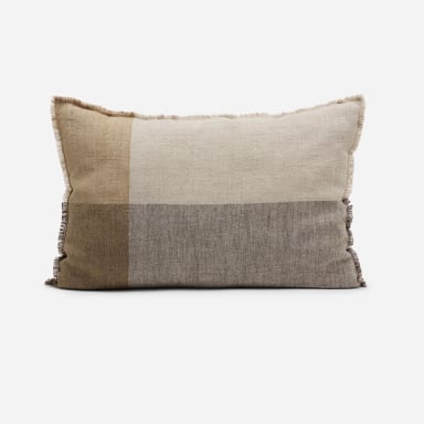 FUNDA DE COJIN BRISA CAMEL 60X40 CM - 1