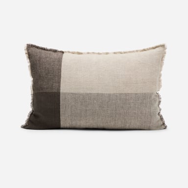 FUNDA DE COJIN BRISA GRIS 60X40 CM - 1