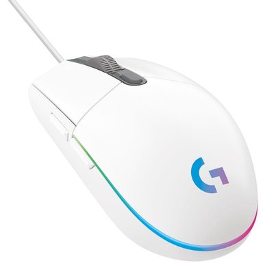MOUSE LOGITECH G GAMER 203 RGB LIGHTSYNC, 6 BOTONES PROGRAMABLES, 8.000 DPI, WHITE 910-005794 - 1
