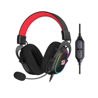AUDÍFONOS GAMER REDRAGON H510 ZEUS-X RGB, CABLEADO, 7.1 SURROUND SOUND, MEMORY FOAM EARPADS, NEGRO - 1