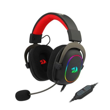AUDÍFONOS GAMER REDRAGON H510 ZEUS-X RGB, CABLEADO, 7.1 SURROUND SOUND, MEMORY FOAM EARPADS, NEGRO - 2