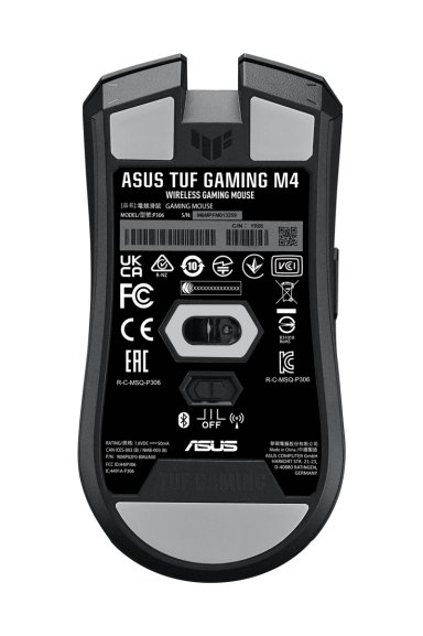 MOUSE GAMER ASUS TUF GAMING M4 WIRELESS 12000 DPI, RF + BLUETOOTH, NEGRO - 2
