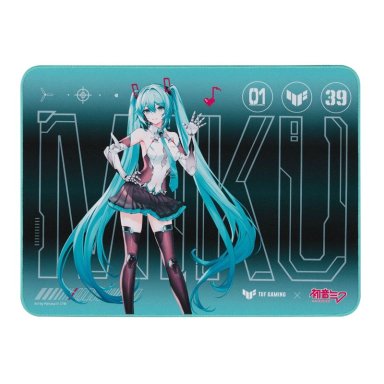 MOUSEPAD GAMER ASUS TUF GAMING P1 HATSUNE MIKU EDITION, 26 X 36CM, RESISTENTE AL AGUA - 1