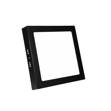 PLAFON PANEL LED 24W NEGRO CUADRADO 6000K - 2