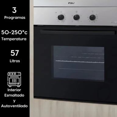HORNO EMPOTRADO DESIGN 60 LTS FDV - 3