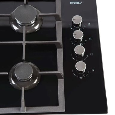 ENCIMERA GAS LICUADO FDV 4 PLATOS CRYSTAL 4G - 5