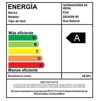 ENCIMERA GAS NATURAL FDV DESIGN 90 - 3