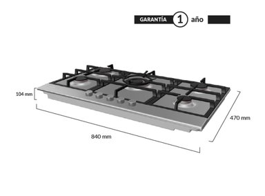 ENCIMERA GAS NATURAL FDV DESIGN 90 - 5