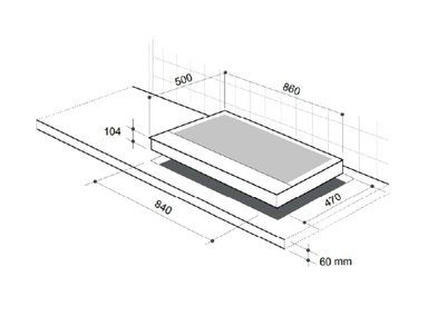 ENCIMERA GAS NATURAL FDV DESIGN 90 - 6