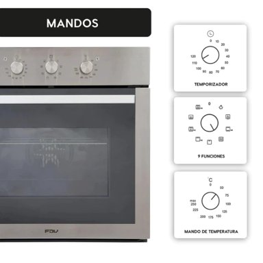 HORNO ELÉCTRICO FDV 52L ELITE - 6
