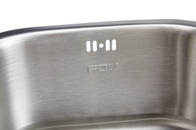 LAVAPLATOS FDV BE NEW PIO SQUARE 1C + DESAGÜE COMPLETO 41.5 CM - 3