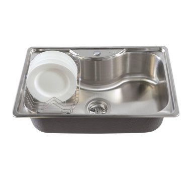 LAVAPLATOS FDV ACQUA 1C + DESAGÜE + CANASTO 75 CM - 2