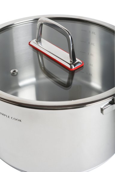 BATERIA SIMPLE COOK BURDEOS 7PZS - 3