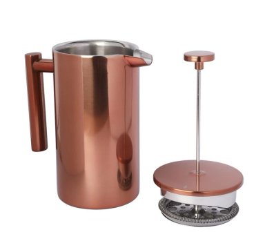 CAFETERA PRENSA FRANCESA SIMPLE COOK BOLONIA COBRE - 2