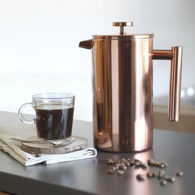 CAFETERA PRENSA FRANCESA SIMPLE COOK BOLONIA COBRE - 6