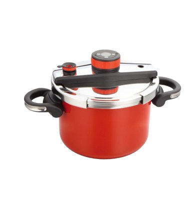 OLLA PRESION SIMPLE COOK AVIGNON ROJO 6 LTS - 1
