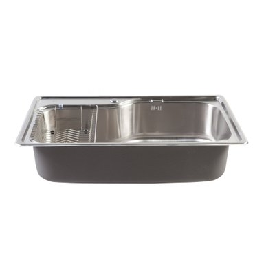 LAVAPLATOS FDV BIG ACQUA 1C + DESAGÜE COMPLETO 87.5 CM - 3
